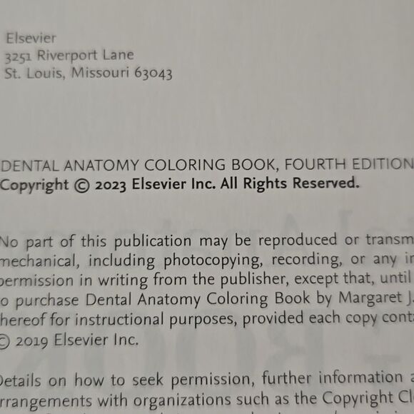 Dental Anatomy Coloring Book 4th Edition - Picture 5 of 15